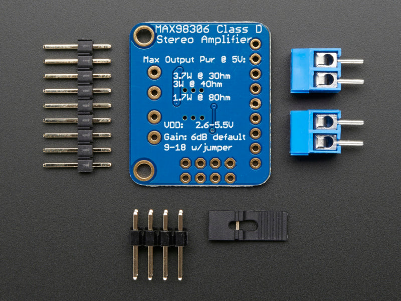 Stereo 3.7W Class D Audio Amplifier - MAX98306