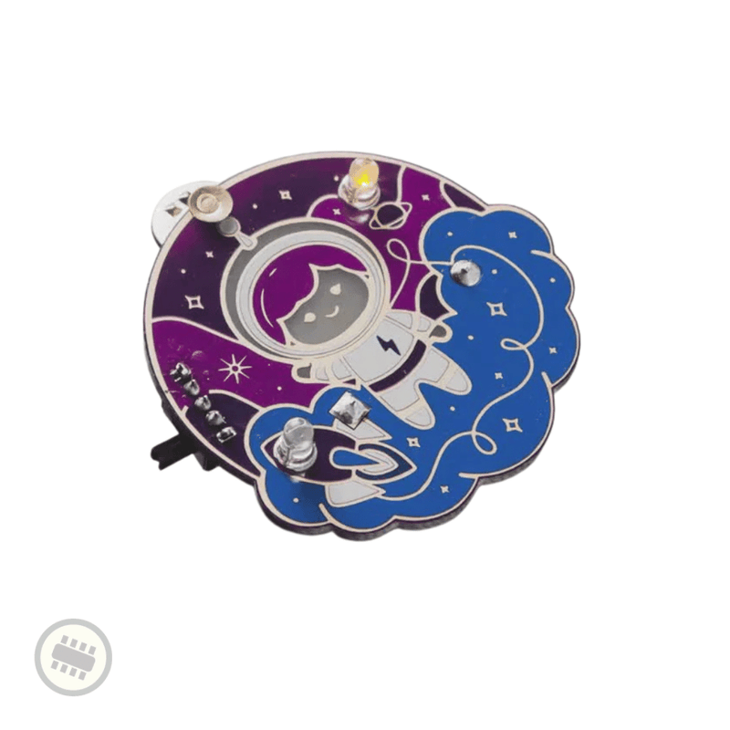 Buy Space Girl Badge Soldering Kit by Elkei Education