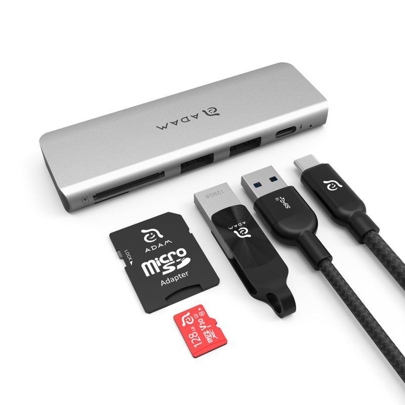 Adam Elements USB-C 3.1 5 port Card Reader Hub