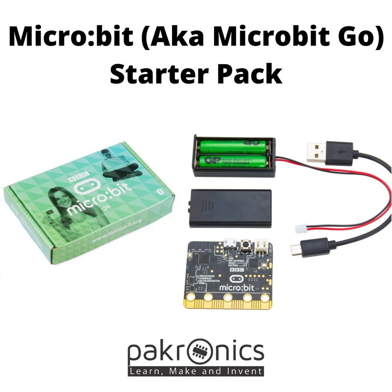 Micro:bit (Aka Microbit Go) Starter Pack (Discontinued)