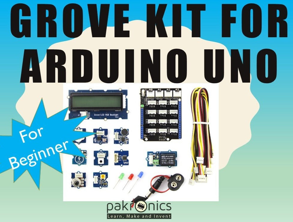 Grove starter kit for Arduino in classroom (e-course) - Buy - Pakronics®- STEM Educational kit supplier Australia- coding - robotics