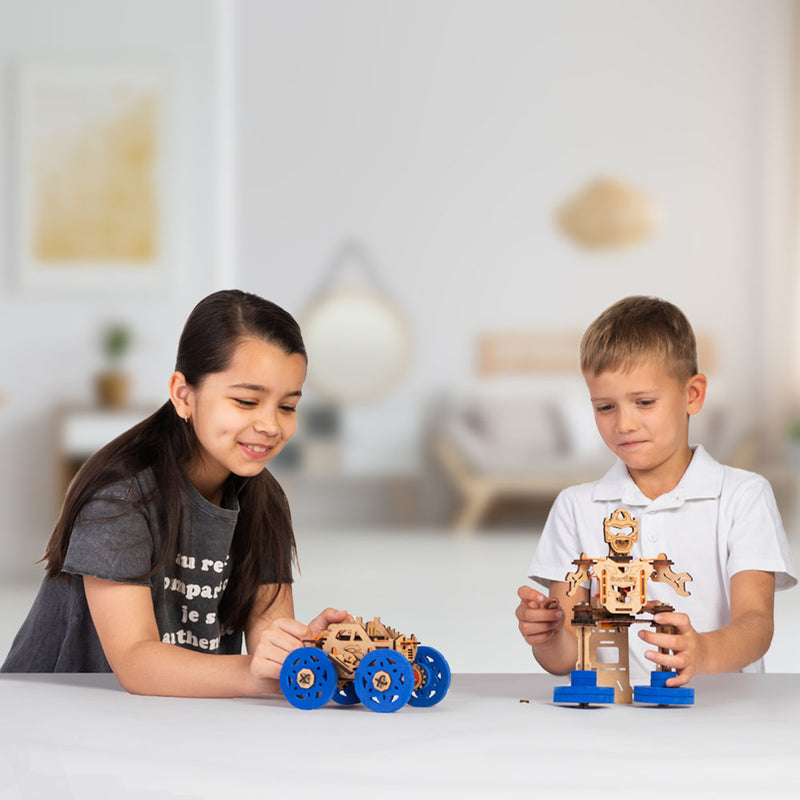 Smartivity STEMFormer (Windup car+Robot) - Buy - Pakronics®- STEM Educational kit supplier Australia- coding - robotics