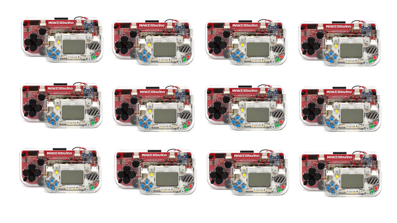 Class set of Makerbuino - 12 Pcs - Unassembled - Buy - Pakronics®- STEM Educational kit supplier Australia- coding - robotics