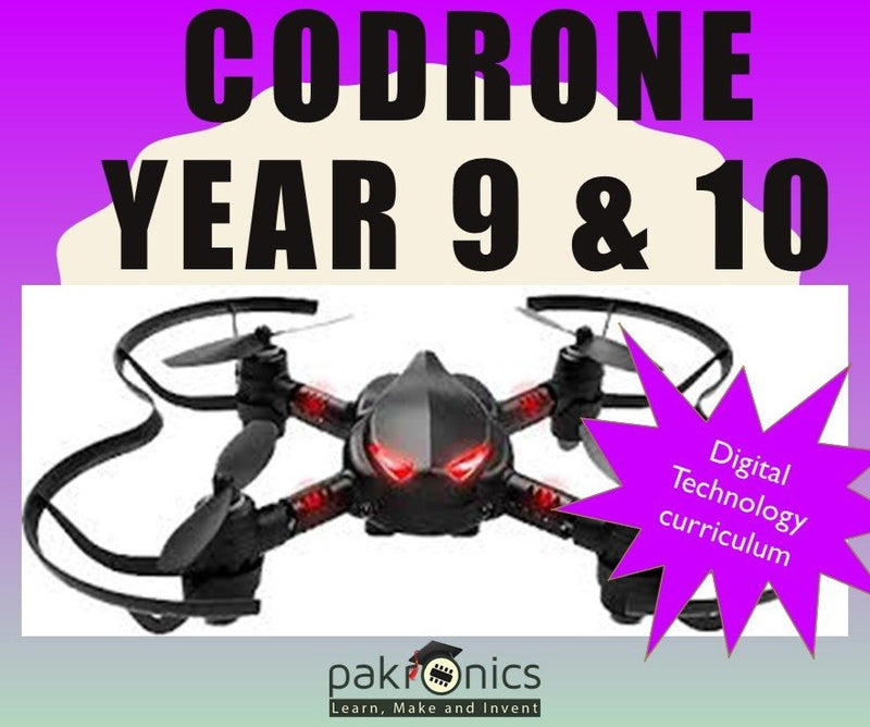 CoDrone Programming 101 for teacher (e-course) - Buy - Pakronics®- STEM Educational kit supplier Australia- coding - robotics