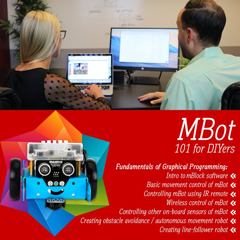 mBot - beginners 101 for DIYers (e-course) - Buy - Pakronics®- STEM Educational kit supplier Australia- coding - robotics