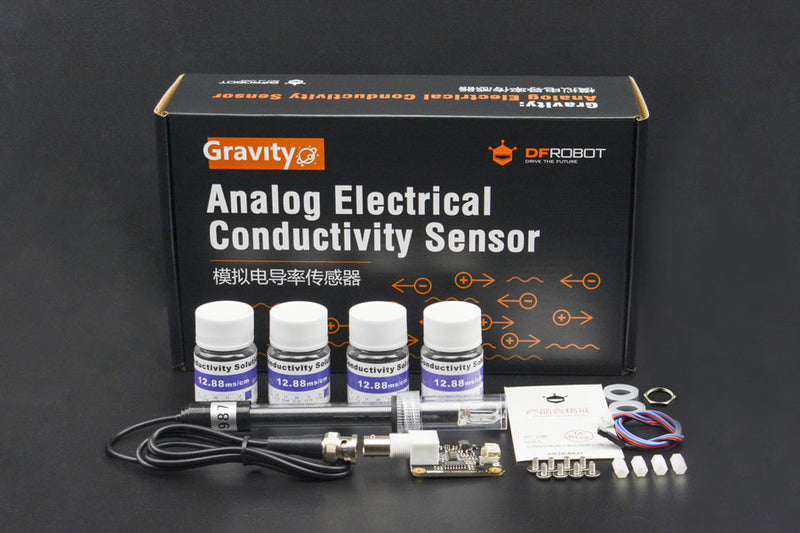 Gravity: Analog Electrical Conductivity Sensor / Meter(K=10) - Buy - Pakronics®- STEM Educational kit supplier Australia- coding - robotics