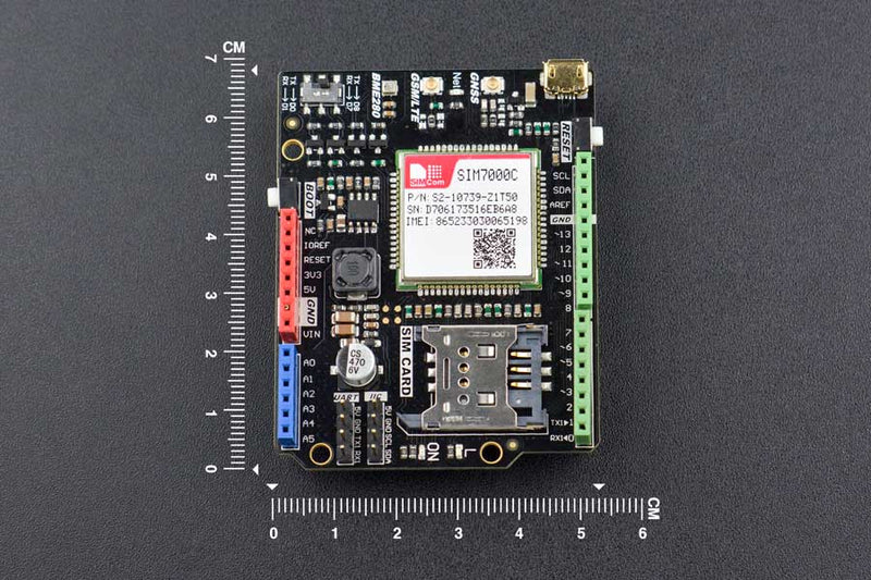 SIM7000C Arduino NB-IoT/LTE/GPRS/GPS Expansion Shield - Buy - Pakronics®- STEM Educational kit supplier Australia- coding - robotics