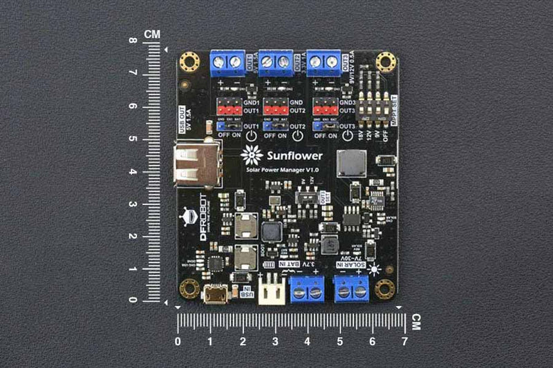 Sunflower: Solar Power Manager 9V/12V/18V - Buy - Pakronics®- STEM Educational kit supplier Australia- coding - robotics