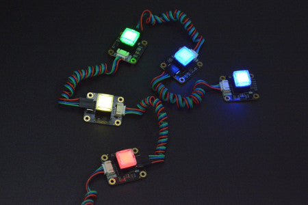 Gravity: I2C RGB LED Colorful Button Module