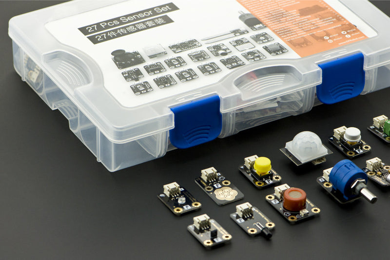 Gravity: 27 Pcs Sensor Set For Arduino - Buy - Pakronics®- STEM Educational kit supplier Australia- coding - robotics