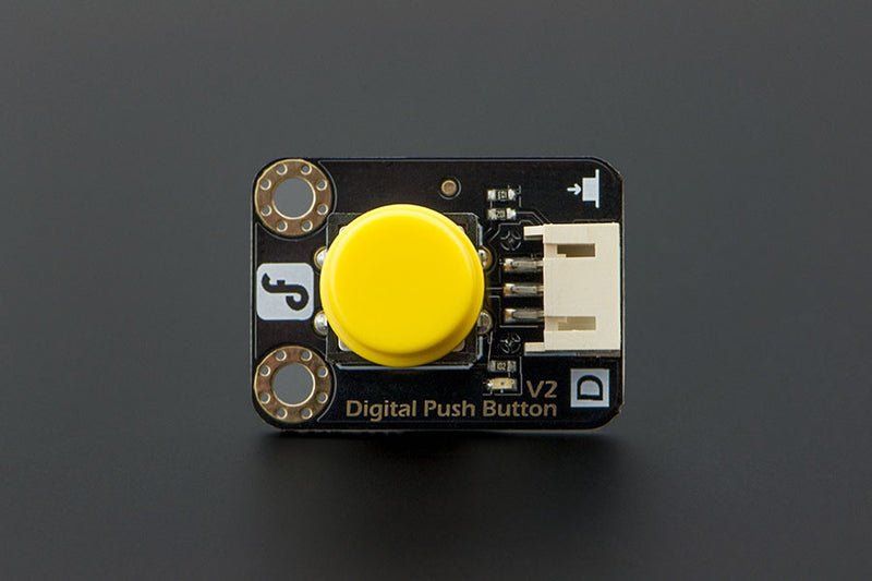 Gravity:Digital Push Button (Yellow) - Buy - Pakronics®- STEM Educational kit supplier Australia- coding - robotics