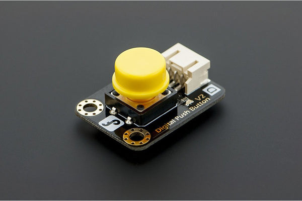 Gravity:Digital Push Button (Yellow) - Buy - Pakronics®- STEM Educational kit supplier Australia- coding - robotics