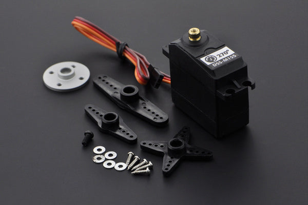 DF Metal Geared 15Kg Standard Servo 270° (DSS-M15S) - Buy - Pakronics®- STEM Educational kit supplier Australia- coding - robotics