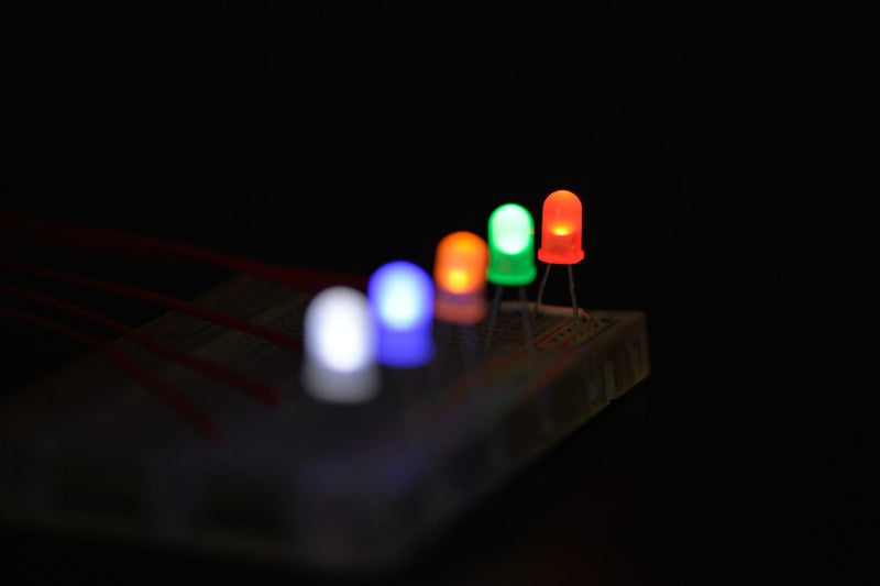 LED Pack (50 pcs) Diffused 5mm - Buy - Pakronics®- STEM Educational kit supplier Australia- coding - robotics