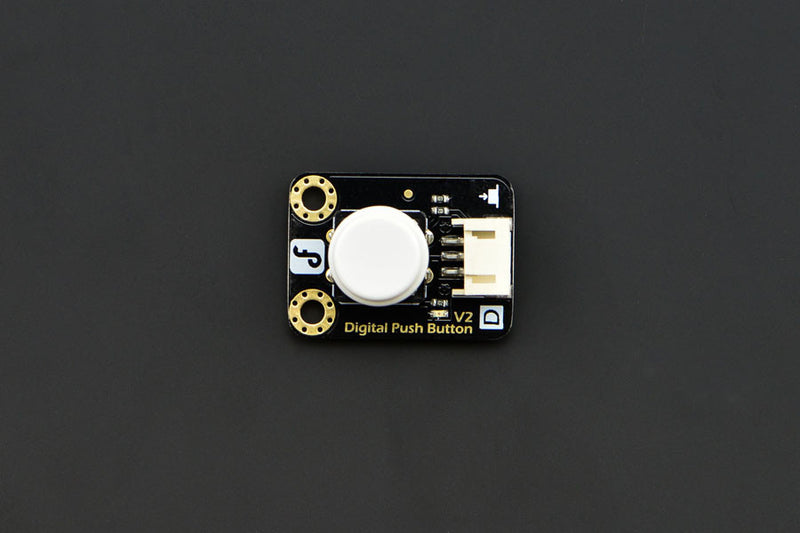 Gravity:Digital Push Button (White) - Buy - Pakronics®- STEM Educational kit supplier Australia- coding - robotics