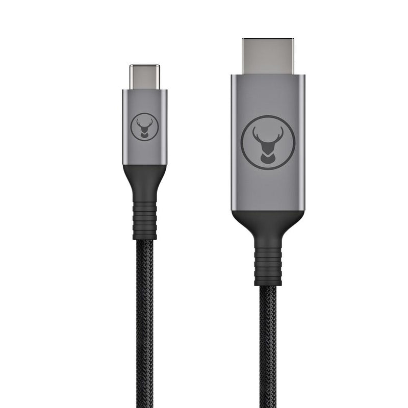 Bonelk USB-C to HDMI Long Life Cable (Black/Space Grey) - 1.5 m - Buy - Pakronics®- STEM Educational kit supplier Australia- coding - robotics