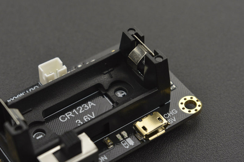 CR123A Li-ion Battery Holder(V1.0) - Buy - Pakronics®- STEM Educational kit supplier Australia- coding - robotics