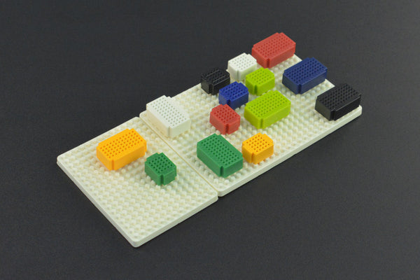 Multi-color Block Building Breadboard Kit