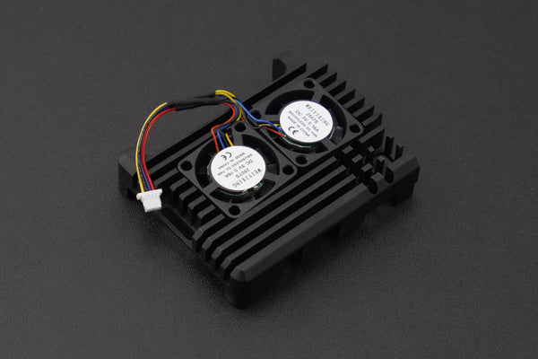 Dual Fans Metal Case for Raspberry Pi 5 Single Board Computer
