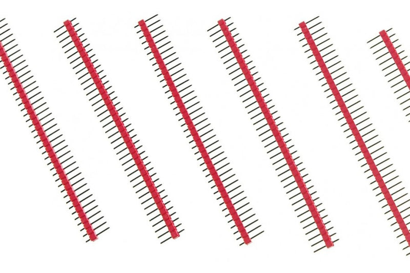 40 Pin Headers 0.1" - Straight (Red 10 Pcs ) - Buy - Pakronics®- STEM Educational kit supplier Australia- coding - robotics