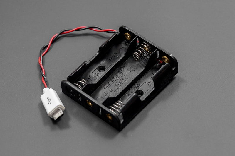 MicroUSB Battery Holder (3xAA) - Buy - Pakronics®- STEM Educational kit supplier Australia- coding - robotics