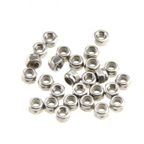 Nylon Lock Nut 4mm (50-pack) - Buy - Pakronics®- STEM Educational kit supplier Australia- coding - robotics