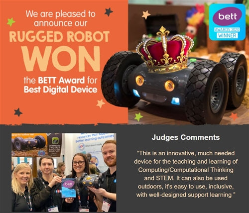 Rugged Robot - Buy - Pakronics®- STEM Educational kit supplier Australia- coding - robotics