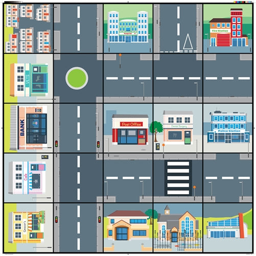 Community Mat for Bee Bot and Blue Bot - Buy - Pakronics®- STEM Educational kit supplier Australia- coding - robotics