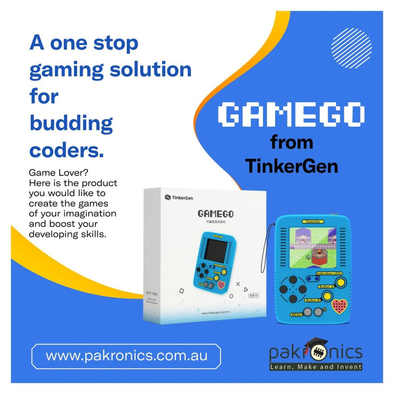 GameGo - handheld console, code your own games with MakeCode (Pack 12)
