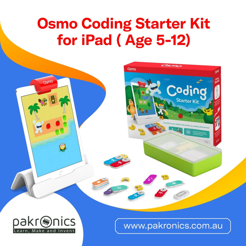 Osmo Coding Starter Kit for iPad for Ages 5-12 (Osmo Base included)