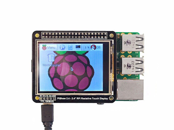 PiShow 2.4 inch Resistive Touch Display - Buy - Pakronics®- STEM Educational kit supplier Australia- coding - robotics