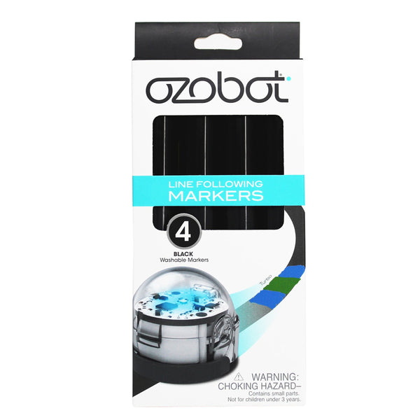Ozobot Washable Markers (Black) - Buy - Pakronics®- STEM Educational kit supplier Australia- coding - robotics