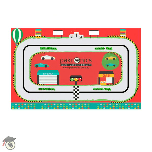 Buy Robot racing Vinyl track with black line