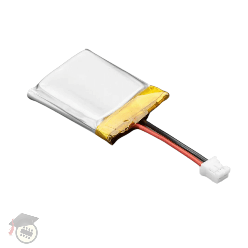 Buy Polymer Lithium Ion rechargeable Battery with Short Cable - 3.7V 350mAh