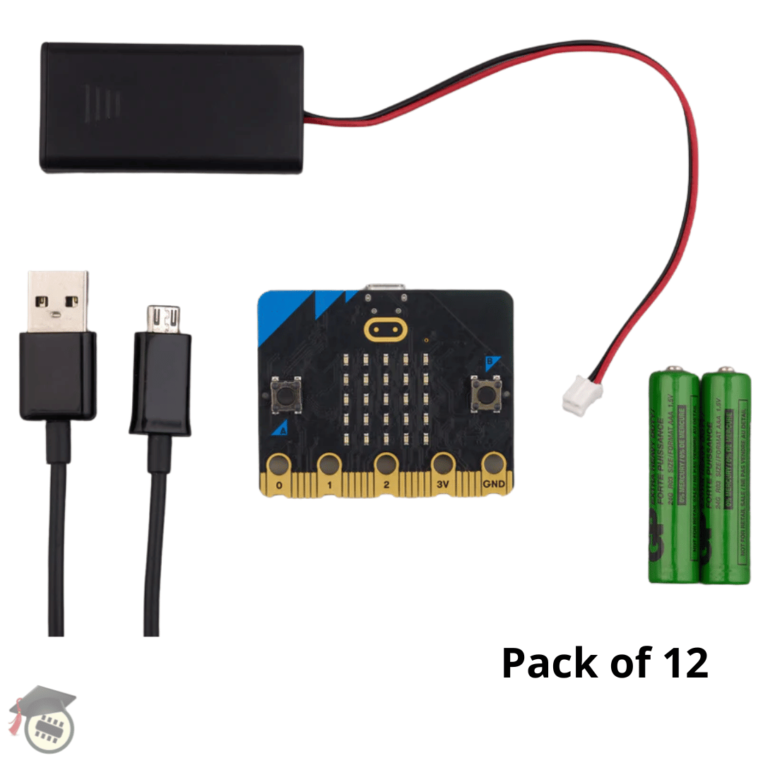 Buy Microbit v2.2 starter kit bundle (Pack of 12) PAKR-K1187 Pakronics ...
