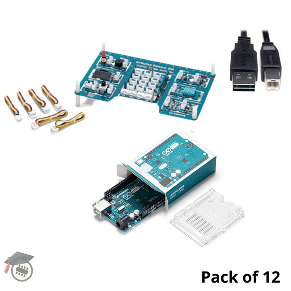Buy Arduino sensor kit with Arduino Uno Rev 3 (Pack of 12)