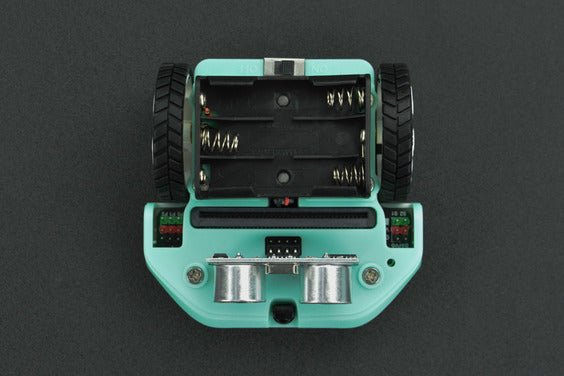 micro: Maqueen Lite with Skin (Green) - micro:bit Educational Programming Robot Platform