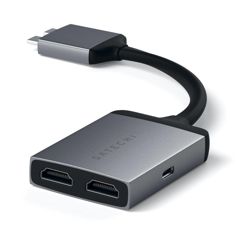 Satechi USB-C Dual HDMI Adaptor - Silver - Buy - Pakronics®- STEM Educational kit supplier Australia- coding - robotics
