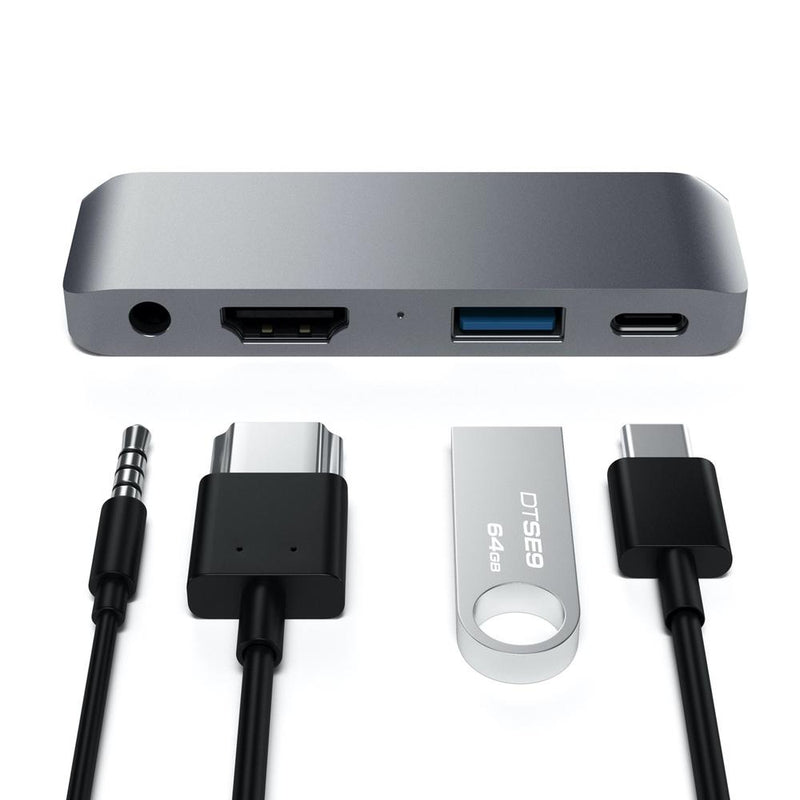 Satechi USB-C Mobile Pro Hub - Space Grey - Buy - Pakronics®- STEM Educational kit supplier Australia- coding - robotics