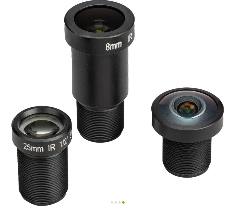 Products 5MP, 25mm lens for Raspberry Pi Camera Sensor - M12-mount, 5 million pixel, 25mm focal length