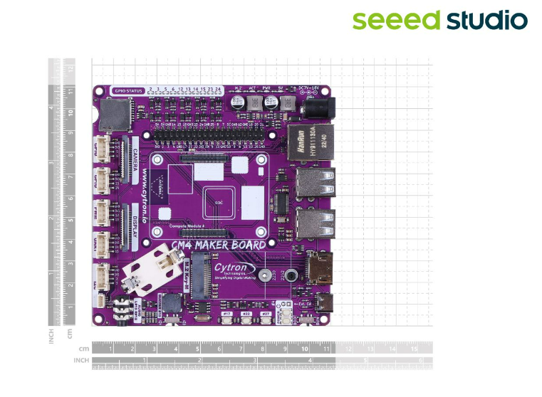 CM4 Maker Board - Gigabit Ethernet