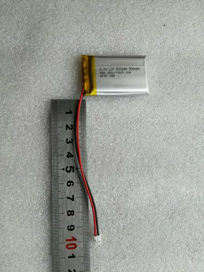Lithium Ion Polymer Battery 3.7v 500mA with JST connector - Buy - Pakronics®- STEM Educational kit supplier Australia- coding - robotics
