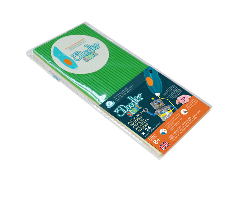 3Doodler Start Eco-Plastic-Spring Green - Buy - Pakronics®- STEM Educational kit supplier Australia- coding - robotics