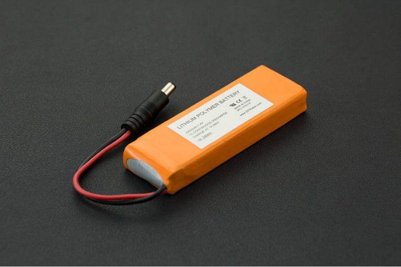 7.4V Lipo 2200mAh Battery (Arduino Power Jack) - Buy - Pakronics®- STEM Educational kit supplier Australia- coding - robotics