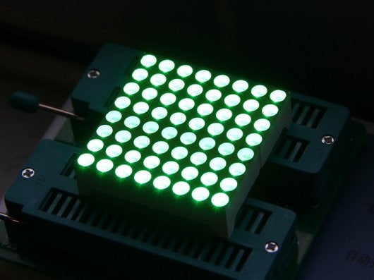 38mm 8x8 square matrix LED - Green Common Anode - Buy - Pakronics®- STEM Educational kit supplier Australia- coding - robotics