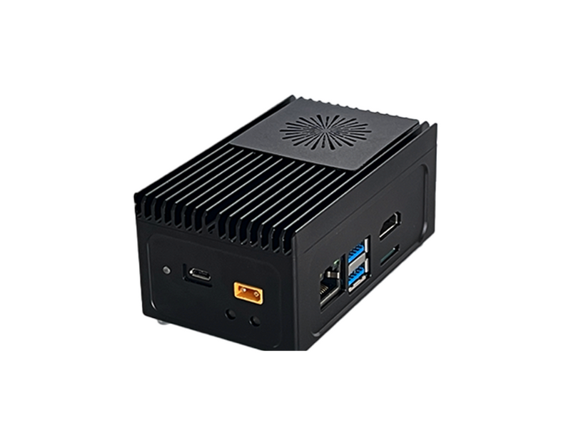 A203 Mini PC with Jetson Xavier NX 8GB module, 128GB SSD, 2xUSB 3, RS232, WiFi/BLE, Aluminum case, Pre-installed JetPack 5.0.2