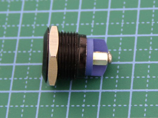 16mm Anti-vandal Metal Push Button - Carbon Black - Buy - Pakronics®- STEM Educational kit supplier Australia- coding - robotics