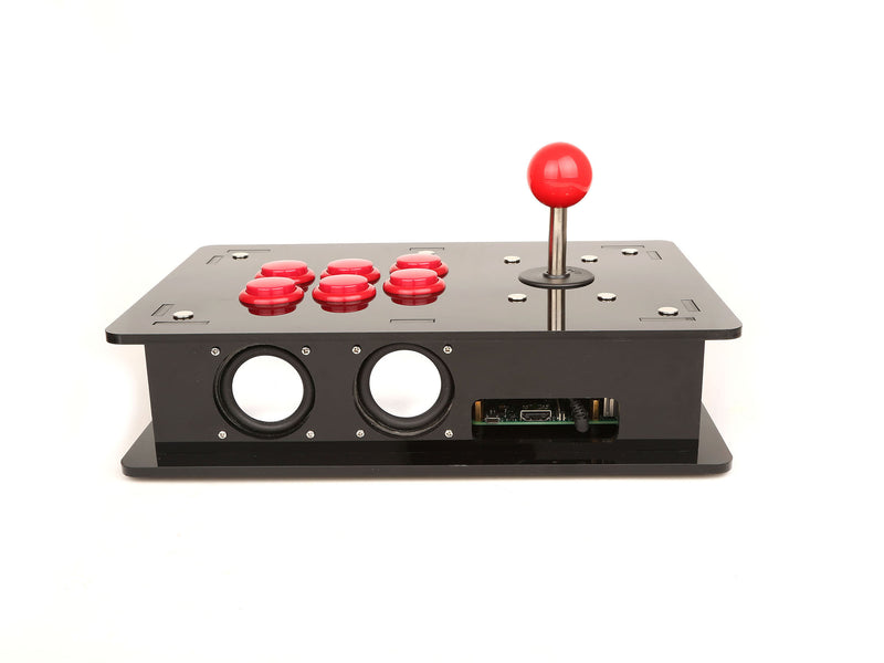 Raspberry Pi Acrylic DIY Retro Game Arcade Kit - Buy - Pakronics®- STEM Educational kit supplier Australia- coding - robotics