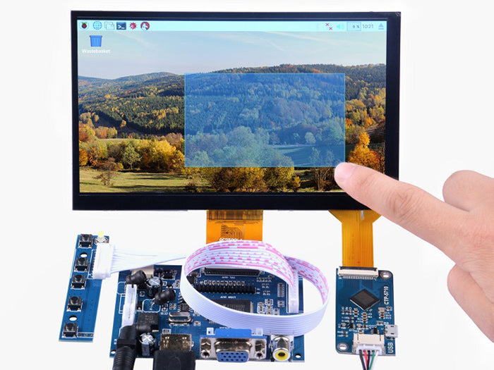 7 Inch 1024x600 Capacitive Touch Screen DIY Kit - Buy - Pakronics®- STEM Educational kit supplier Australia- coding - robotics