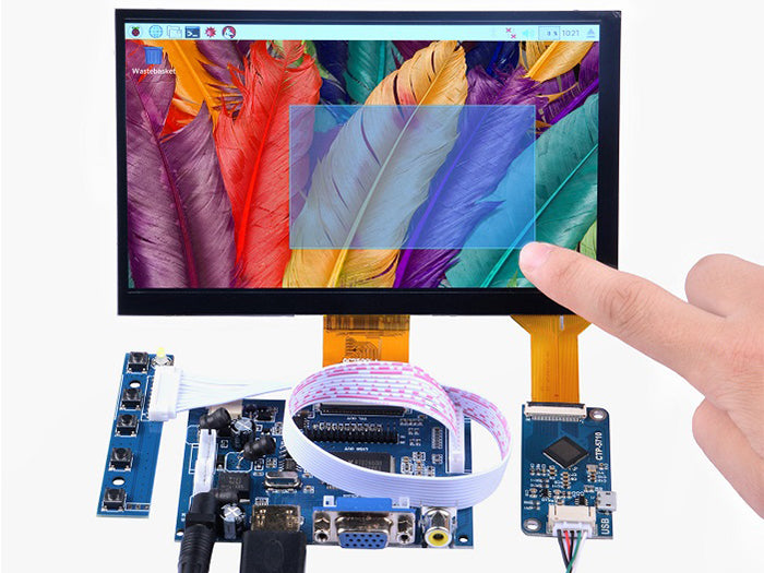 7 Inch 1024x600 Capacitive Touch Screen DIY Kit - Buy - Pakronics®- STEM Educational kit supplier Australia- coding - robotics